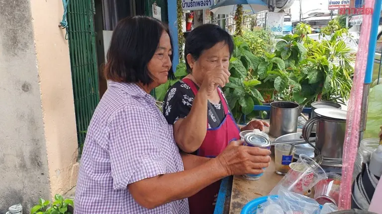 Elderly Woman Sells Vintage Coffee to Support Disabled Son
