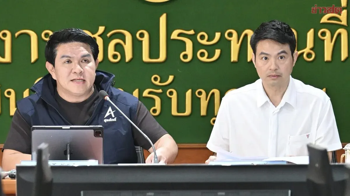 Minister Surasak Leads Chao Phraya Basin Flood Response Drive