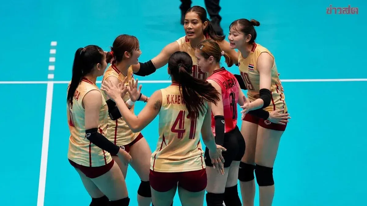 Thailand Women's Volleyball Faces Kyrgyzstan Today at 5 PM