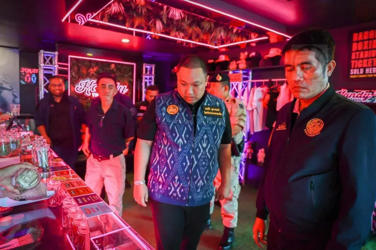 Phuket Authorities Raid Illegal Cannabis Shops