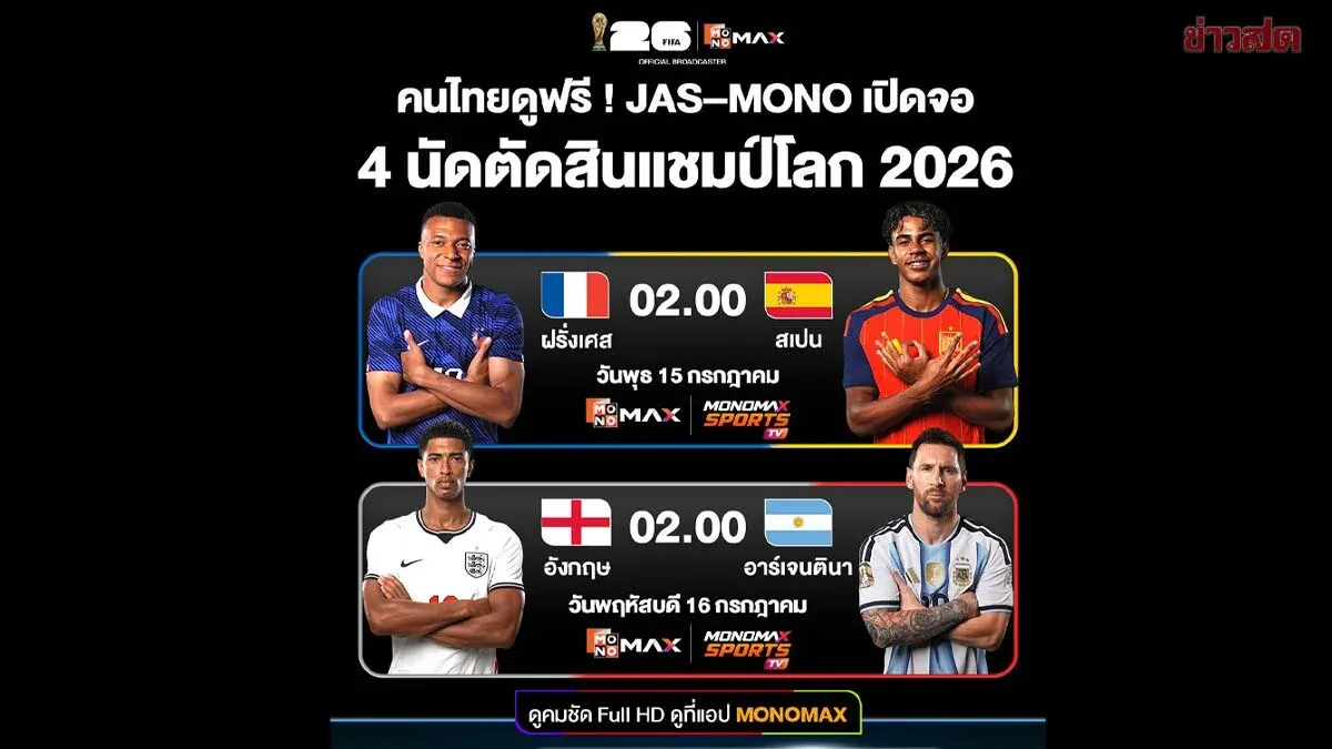 JAS and Monomax Open Free World Cup Final Coverage