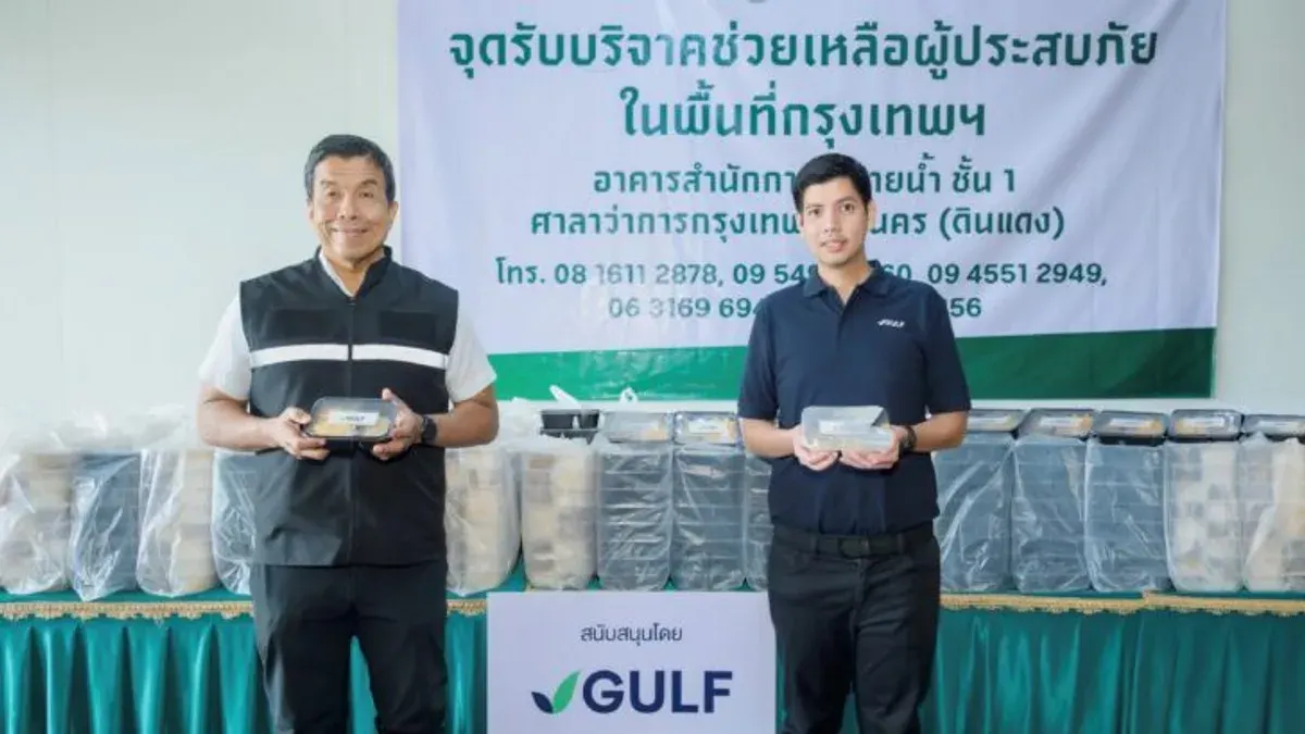 GULF Delivers 16,000 Meals to Bangkok Flood Victims