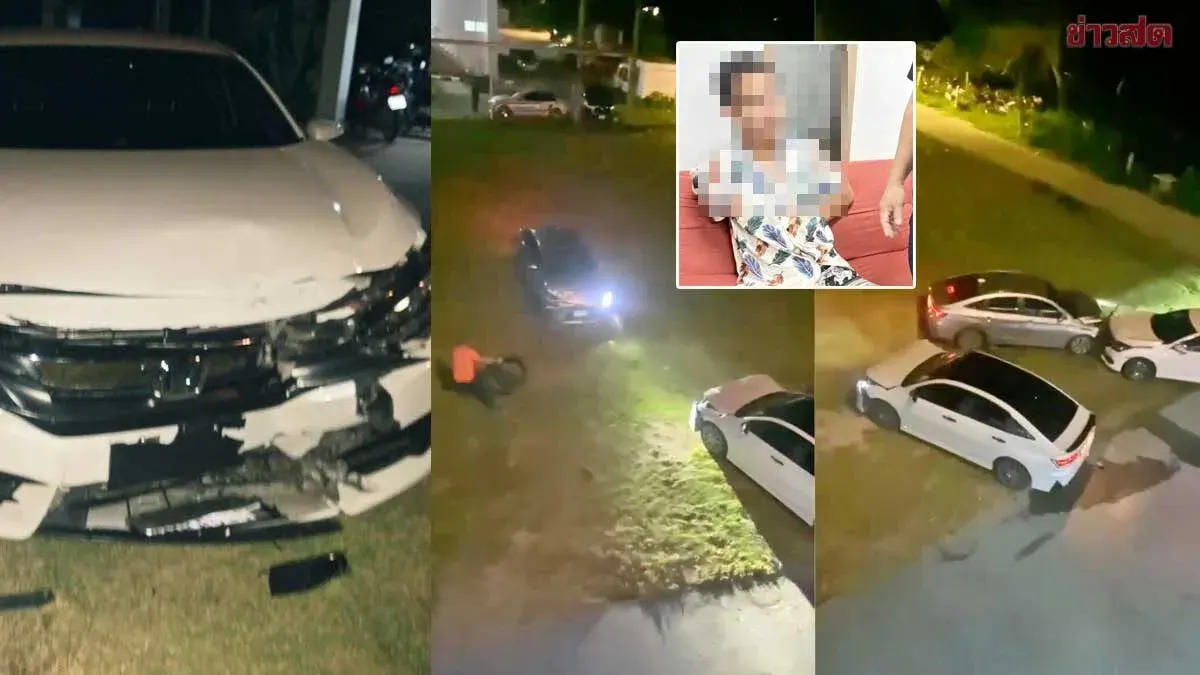 Deputy Investigator Rams Four Parked Cars in Rampage