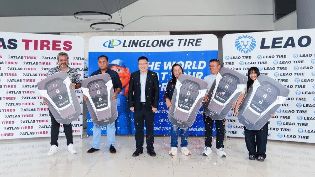 Linglong Tire Thailand Delivers 10 Vehicles Worth 10 Million Baht