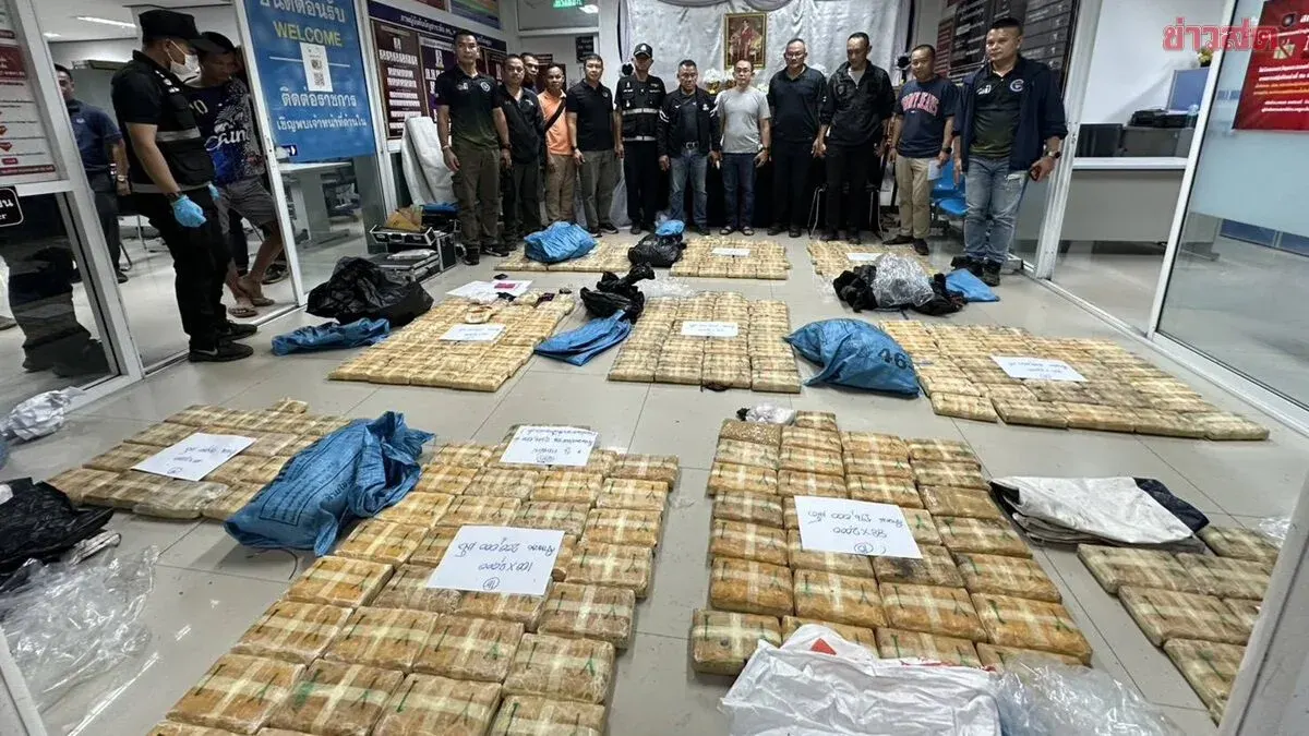 Police Seize Record 2.6 Million Methamphetamine Pills in Sisaket