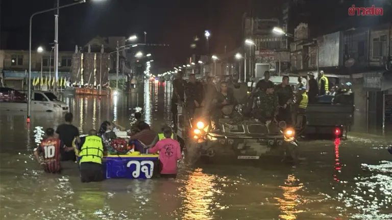 Floods Steady in Prachin Buri, Affect 40,000 Homes, Five Dead