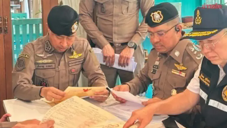 Koh Phangan Raid Nets 22 Foreigners in Crackdown on 32 Nominee Companies, 40 Rai of Land Seized
