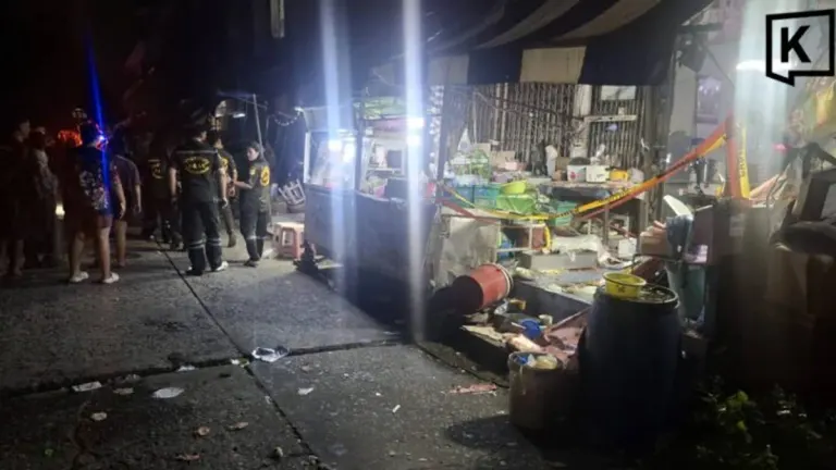 Man Critically Injured in Samut Prakan Explosion