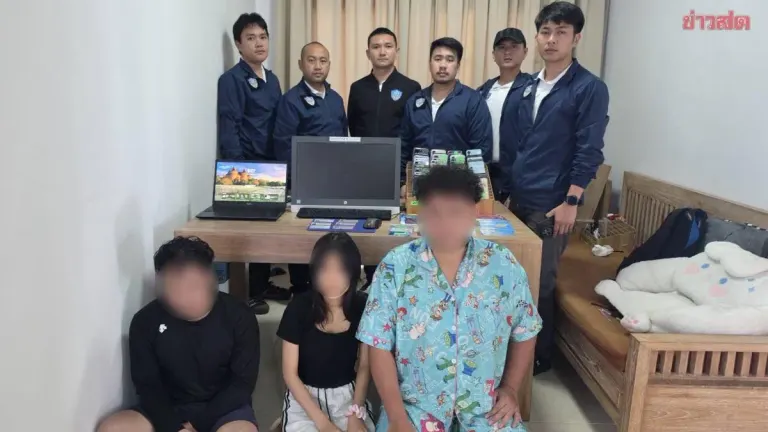 Police Bust Online Gambling Ring in Chiang Mai