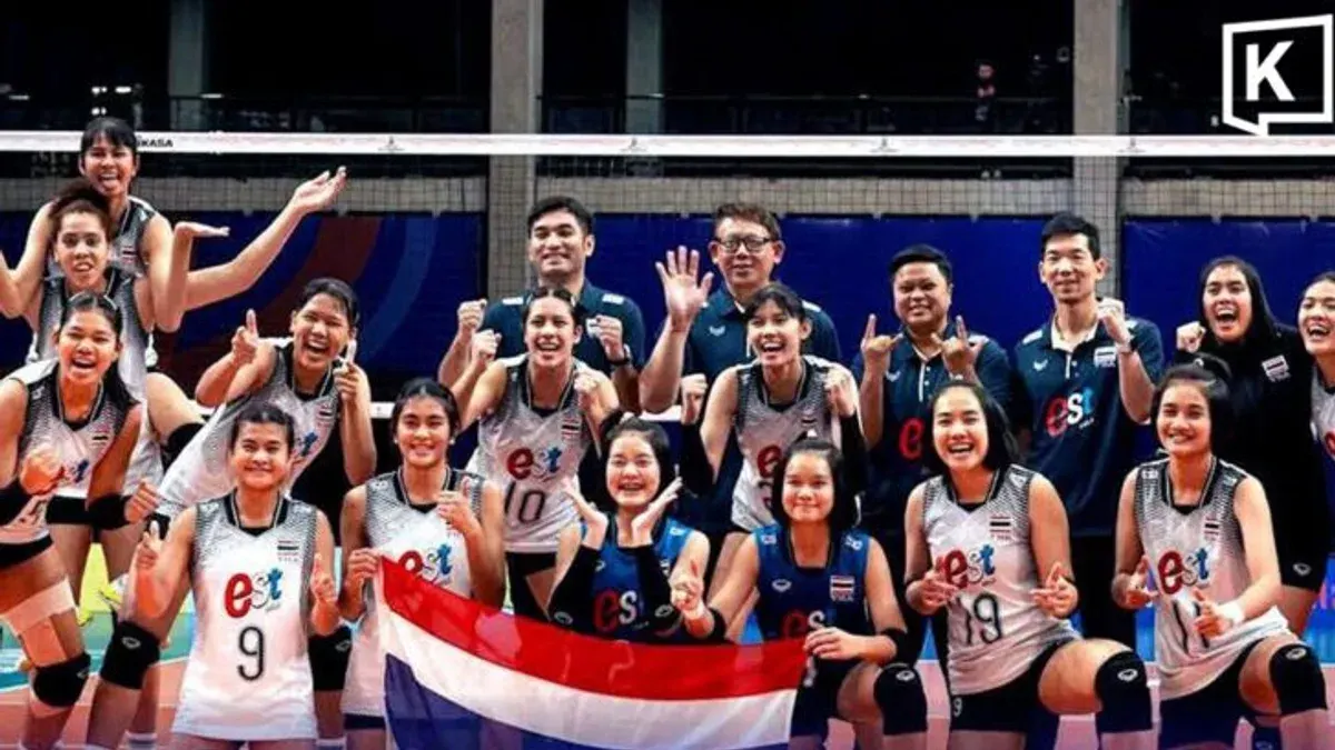 Thailand U17 Volleyball Team Defeats Poland to Reach World Quarter-Finals