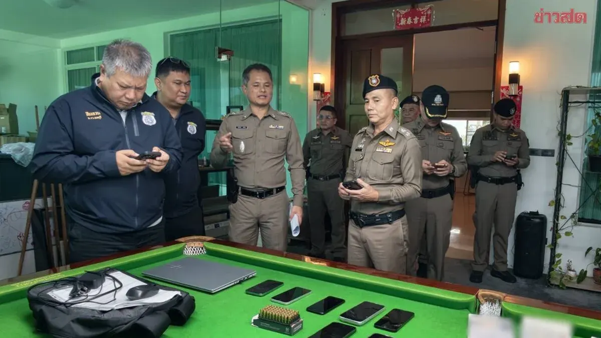 Chonburi Police Raid 12 Sites in Foreign Nominee Crackdown