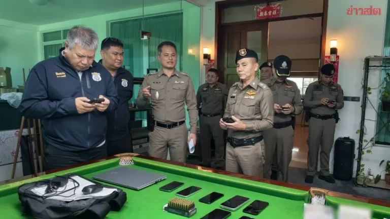 Chonburi Police Raid 12 Sites in Foreign Nominee Crackdown