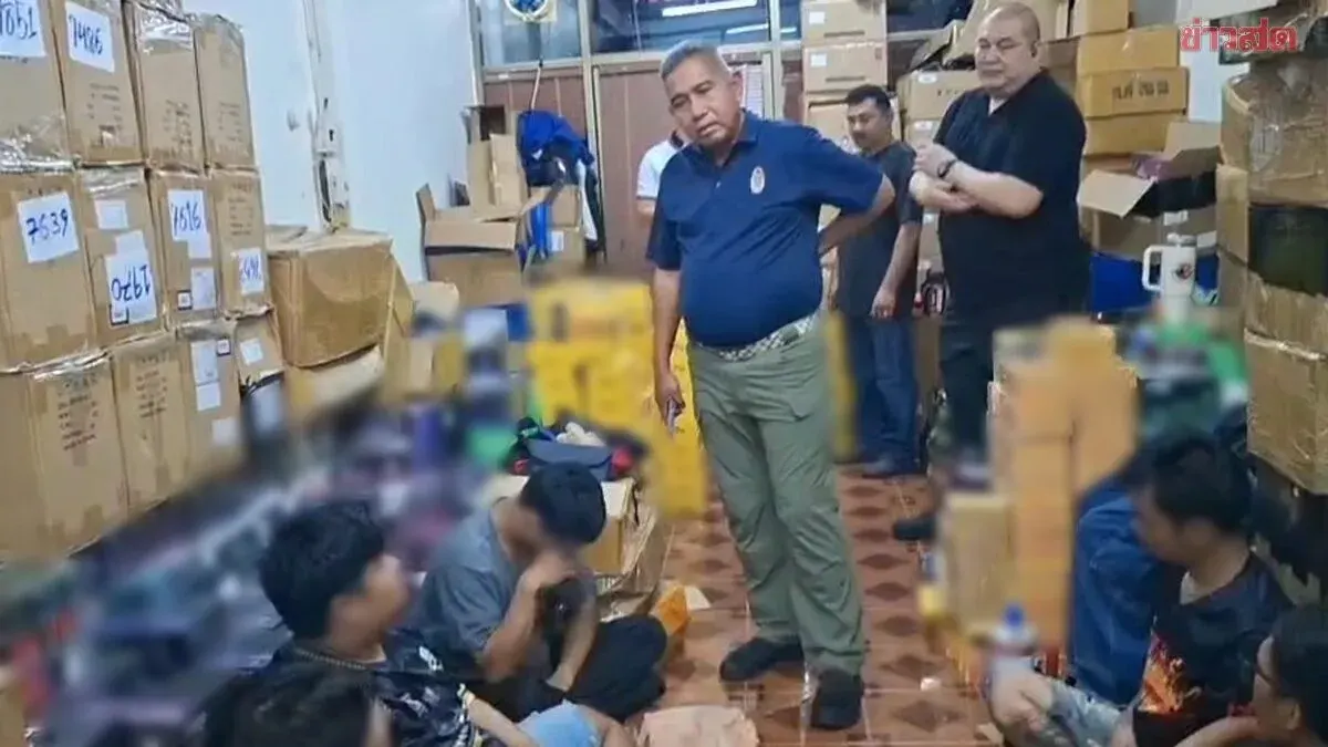 Police Bust E-Cigarette Warehouse in Bangkok, Seize 100 Million Baht