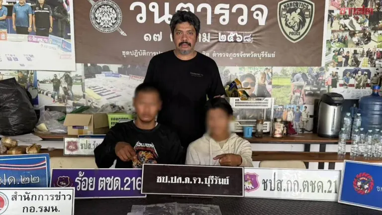 Young Monk From Buriram Breaks Vows After 10 Days, Craves Methamphetamine and Shoots Five Rounds Before Arrest
