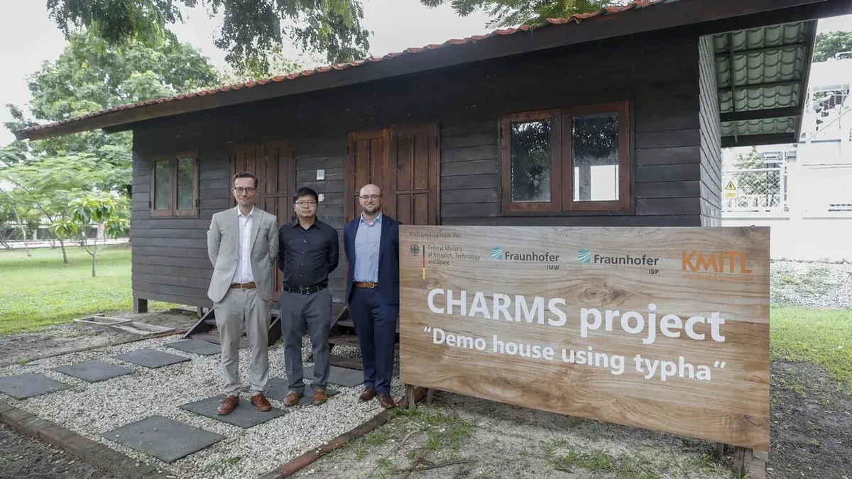 Thai-German Project Cuts Air Conditioning Energy by 80% Using Typha Plant