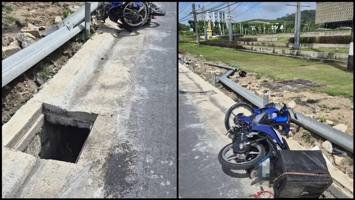 Motorbike Rider Dies After Hitting Uncovered Drain