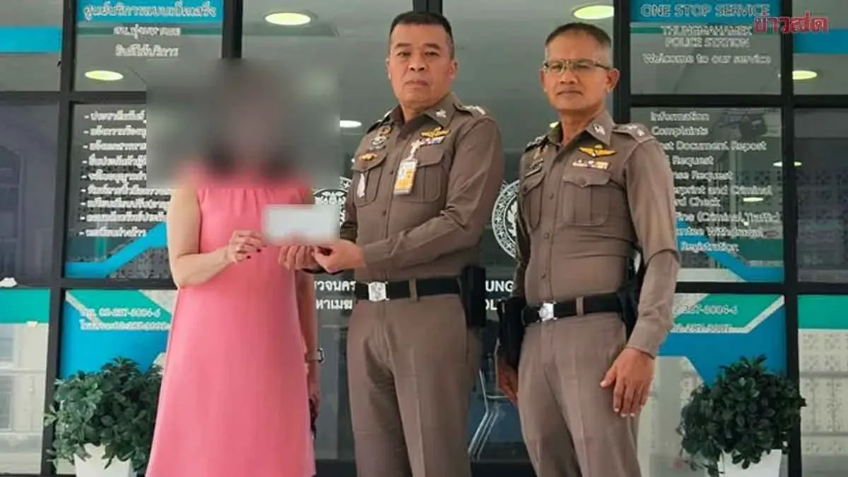 Thung Mahakmek Police Recover Funds for Victim Defrauded in Counterfeit Designer Handbag Scam Worth Over 370,000 Baht