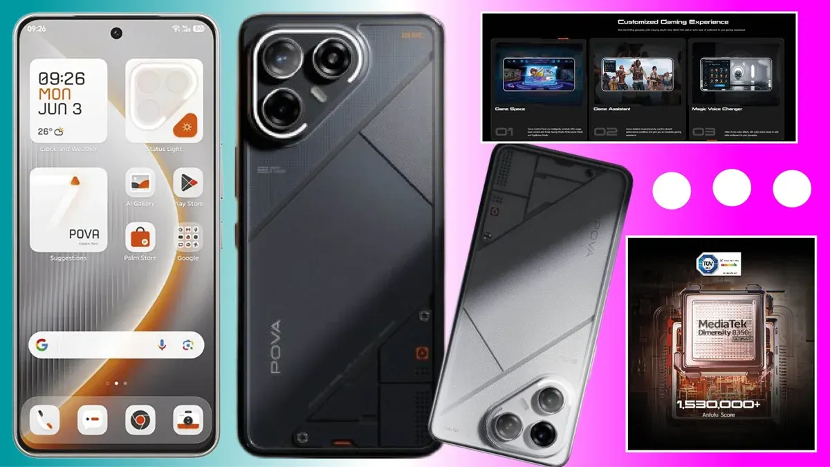 Diverse IT – Gaming Phone Champion: TECNO POVA 7 Ultra 5G Takes the Crown with RAM Prowess!