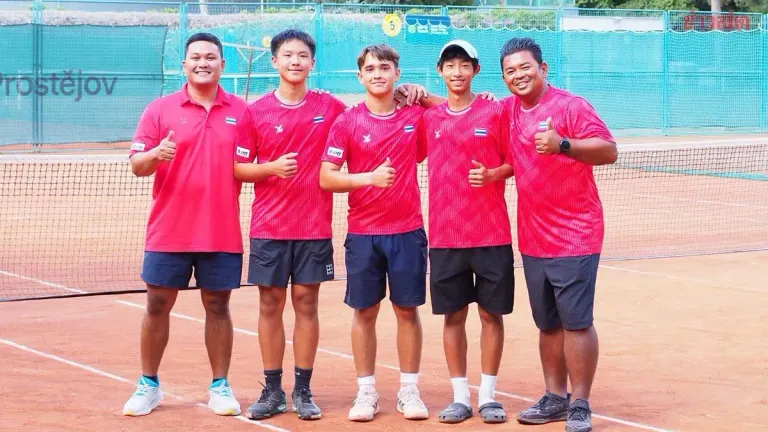 Thai U-14 Tennis Team Finishes 14th at World Junior Championships