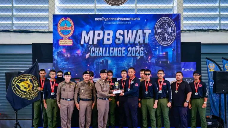 Police Chief Awards MPB SWAT Challenge 2026 Trophies