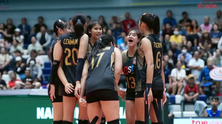 Thailand U18 Volleyball Edges Indonesia, Books World Championship Spot
