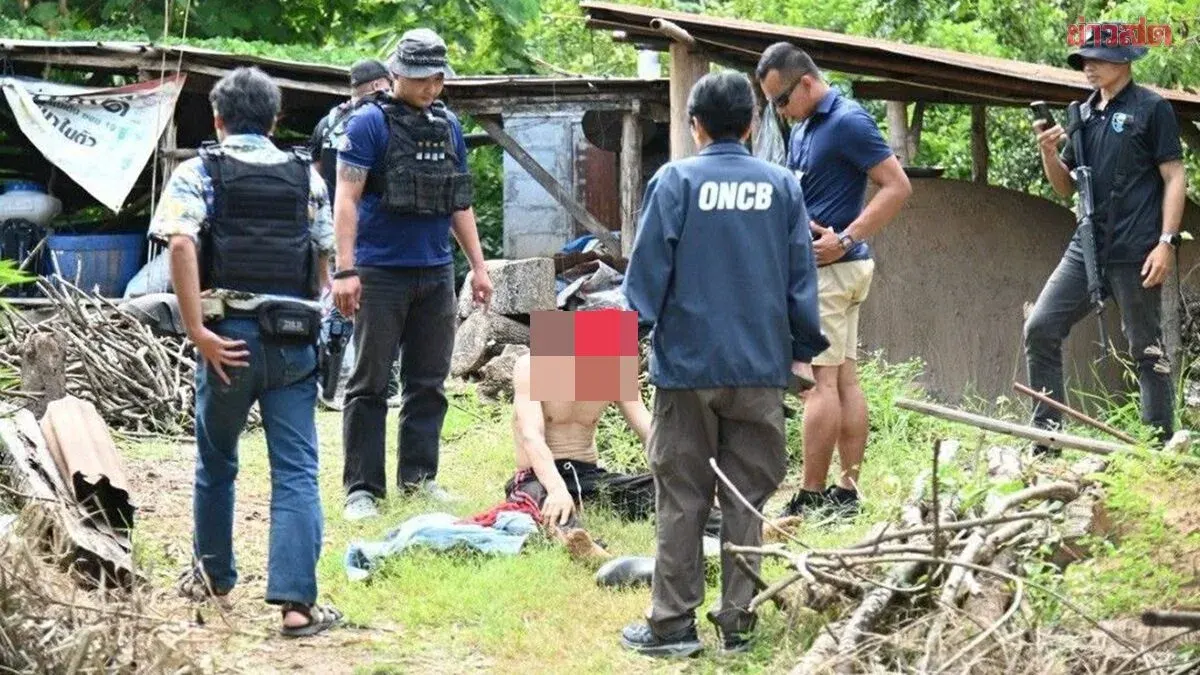 ONCB Raids Loei and Chiang Khan, Arrests Seven Suspects