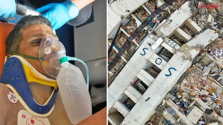 Man Survives Eight Days Trapped Under 140-Ton Rubble