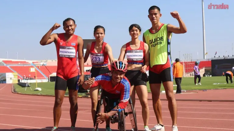 Thai Para Team Chases Gold in Mixed 4x100m Relay
