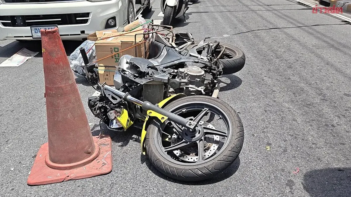 Delivery Worker Dies After Chain-Reaction Bangkok Crash