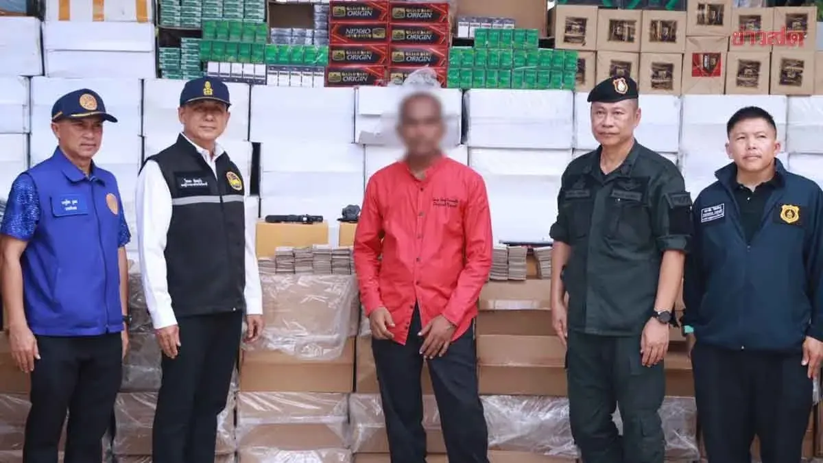 Raid Nets 2.45 Million Smuggled Cigarettes, 3 Guns in Yaring