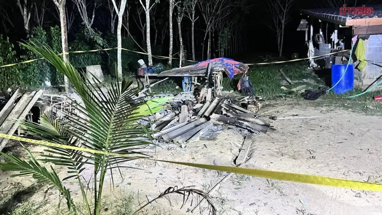 67-Year-Old Man Dies in Rubber Plantation Hut Fire