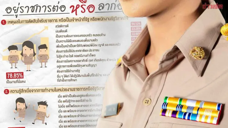Survey: Thai Civil Servants Choose Stability Over Higher Pay