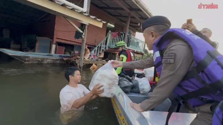 Floodwaters Submerge Homes in Chachoengsao's Bang Khla District