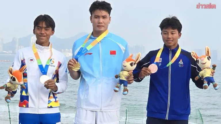 Windsurfing Federation Pleased with Athlete's Performance at Asian Beach Games, Securing First Medal in 12 Years