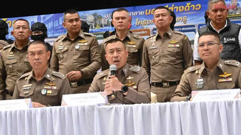 Police Raid Luxury Villages, Break 6 Billion Baht Nominee Network