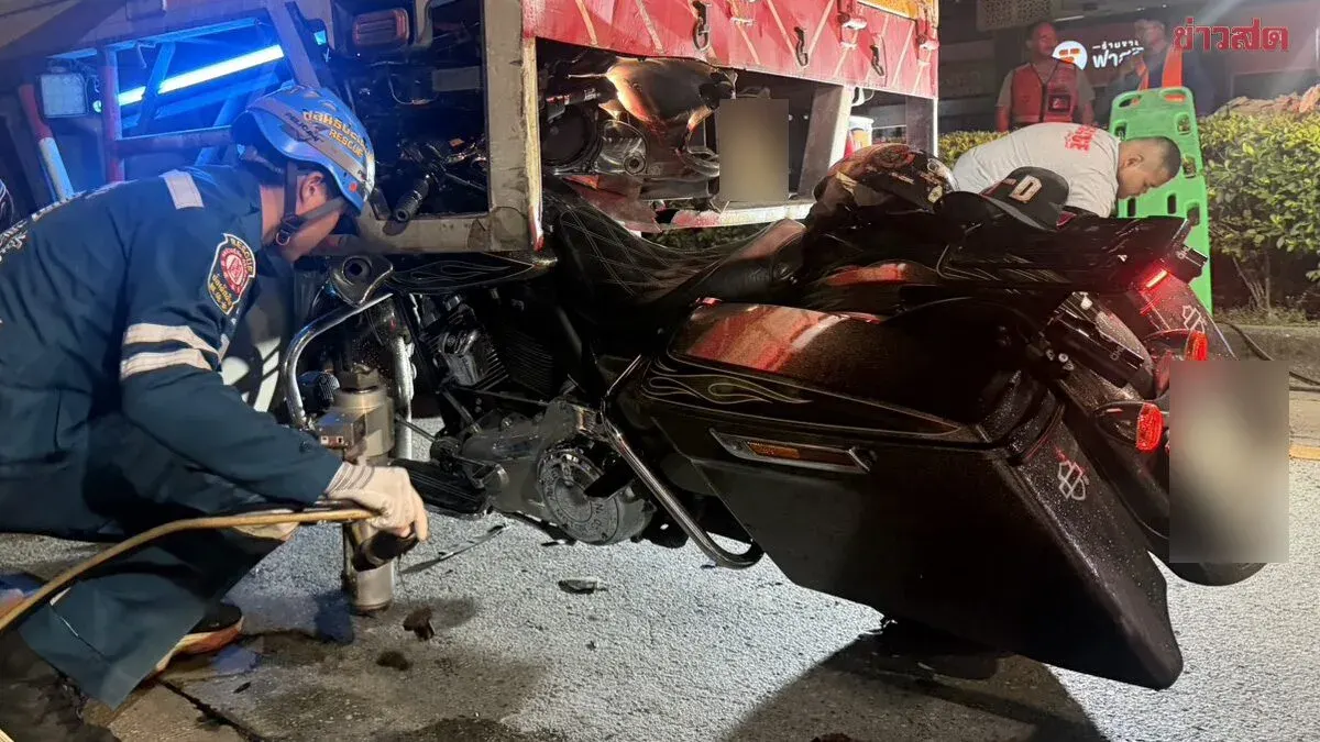 Harley-Davidson Rider Dies in Crash With Crane Truck