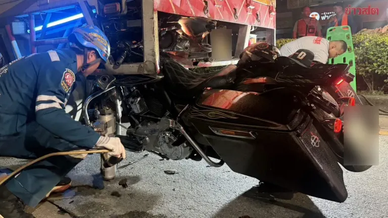 Harley-Davidson Rider Dies in Crash With Crane Truck