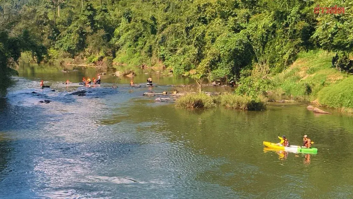 Search Continues For Four Missing Monks After Bamboo Raft Capsizes