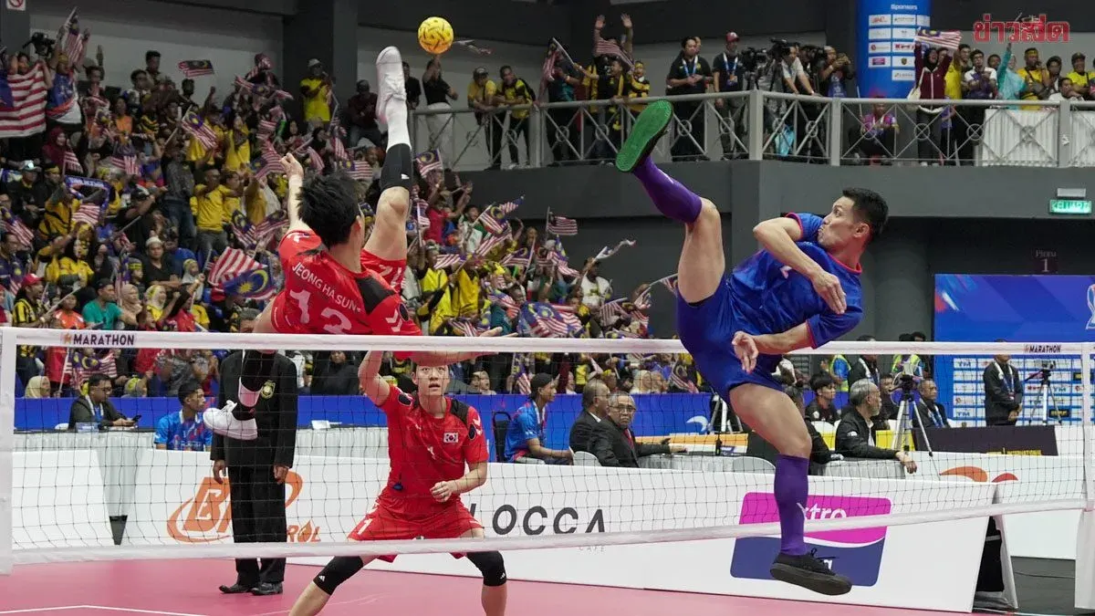 Thailand's Sepaktakraw Team Plays Like Champions, Crushes South Korea to Advance to World Cup Final
