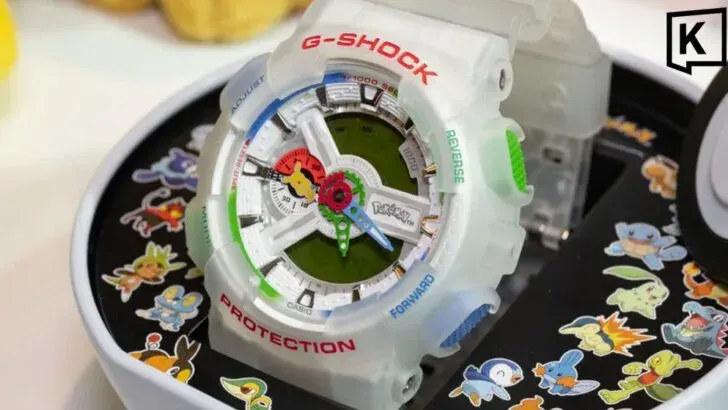 Casio Launches Pokémon G-SHOCK Watch Via Lottery