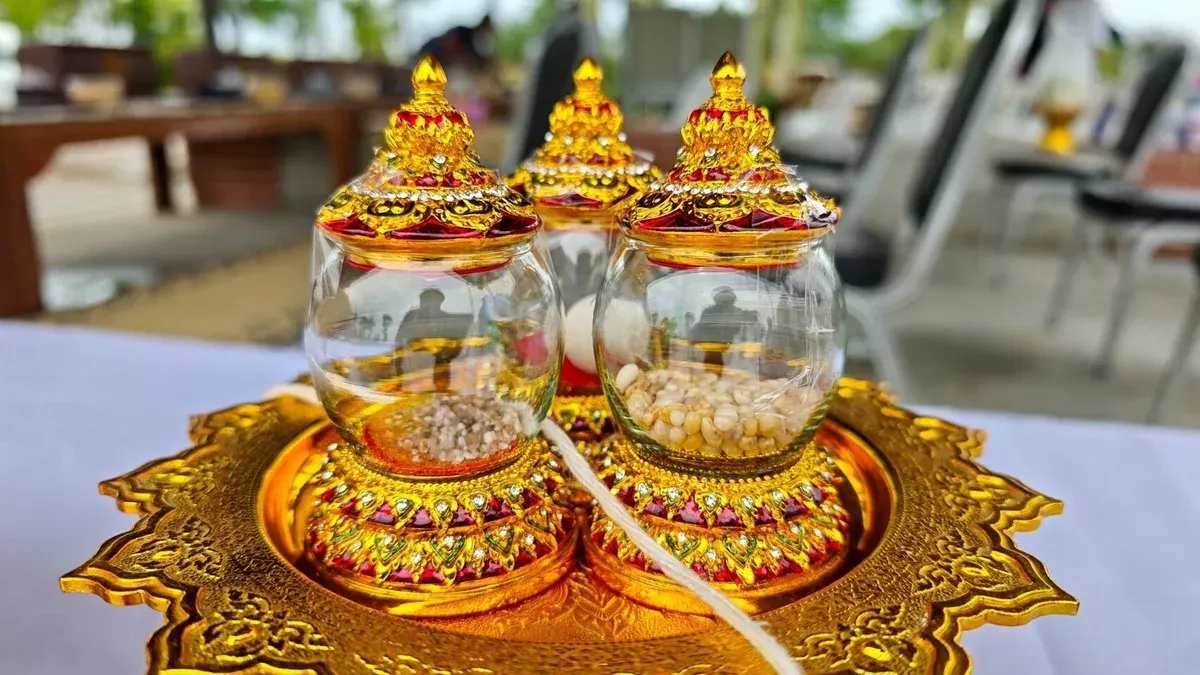 Buddha Relic Enshrined at Udon Thani Flower Festival