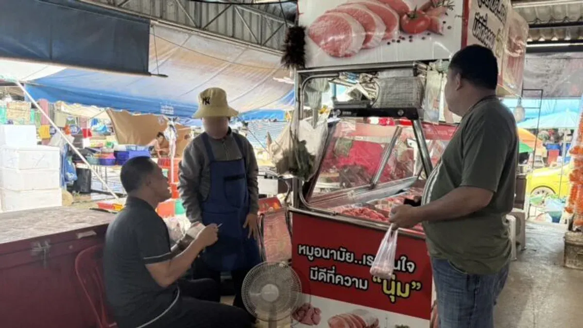 Cambodian Woman Arrested for Selling Pork Without Valid Work Permit