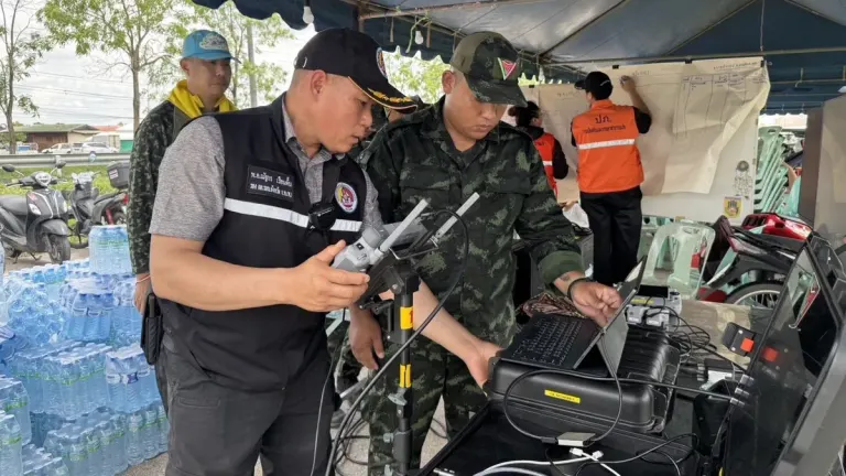 Phoenix Drones Aid Kampheng Phet Flood Relief Operations