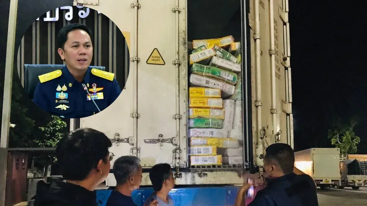 Officials Seize 20 Tons of Illegal Frozen Beef Worth 2.8M Baht