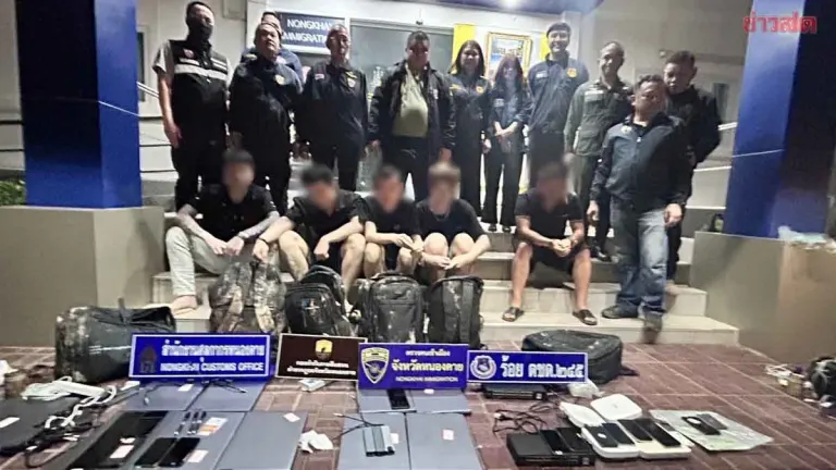 Five Arrested Crossing Mekong Into Thailand en Route to Myanmar