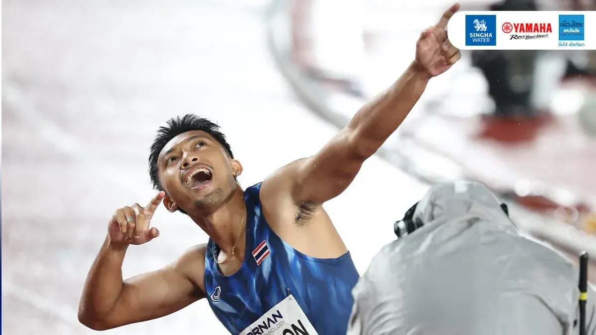 Thai Sprinter Biew Misses Asian Record by 0.01 Seconds