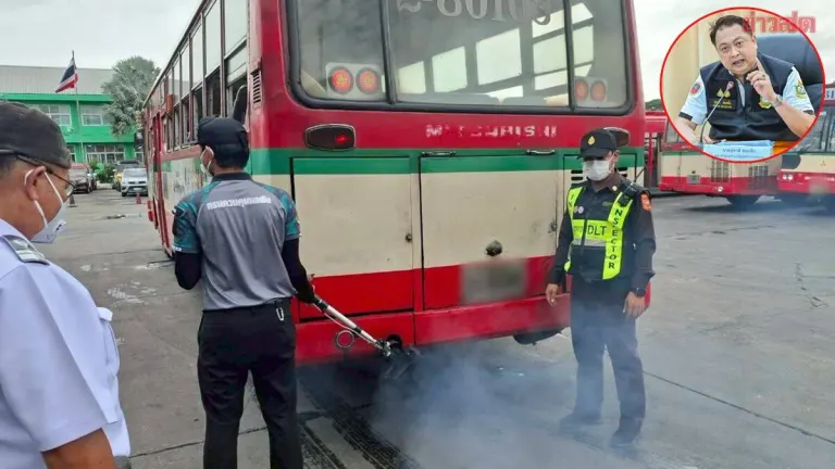 Thailand Cracks Down on Buses Emitting Illegal Black Smoke