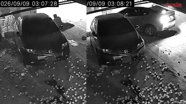 Ex-Girlfriend Rams Motorcycle with Car After Spotting Boyfriend at Hotel