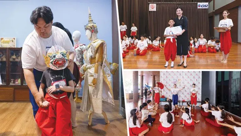 Youth Learn Traditional Thai Khon Dance to Preserve Heritage