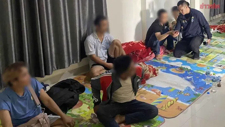 Chiang Rai Police Arrest Two Thais Sheltering Six Chinese